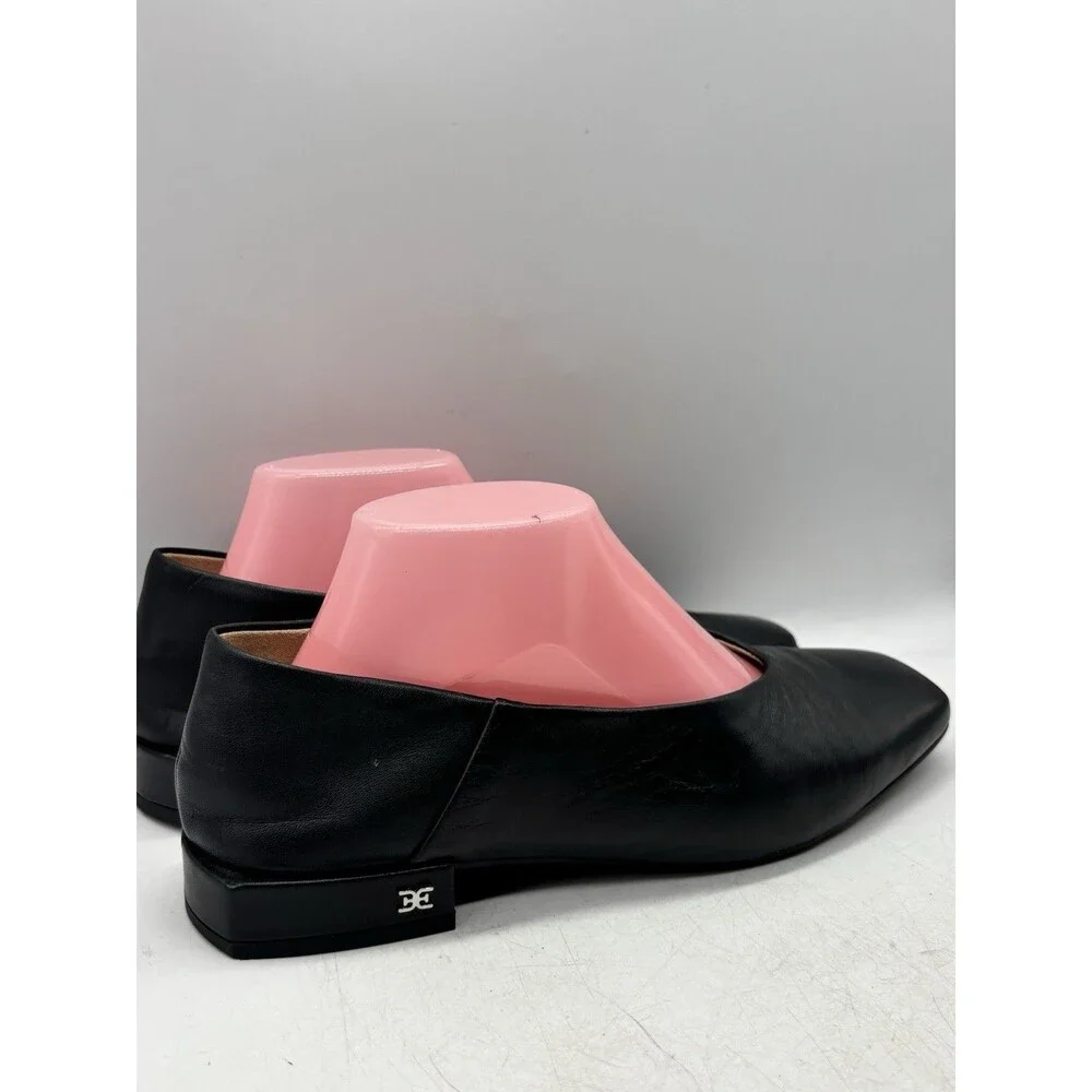 Sam Edelman Kasey Ballet Flats Black Leather Women’s Sz 9 Square Toe